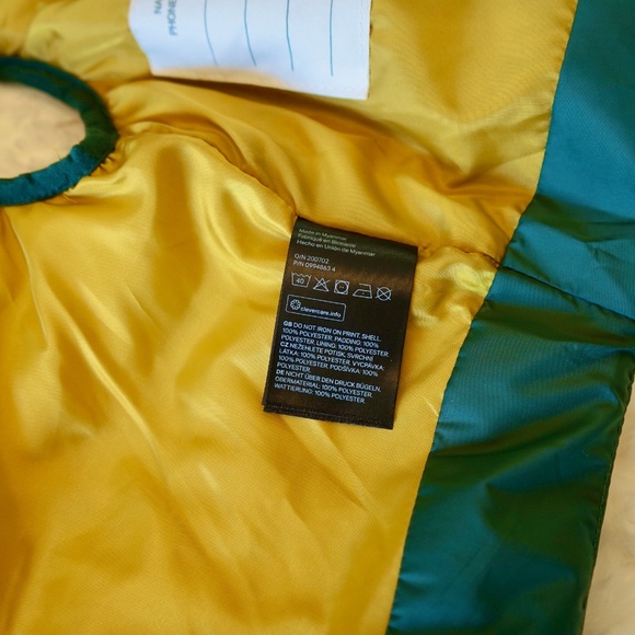 H&M Kids Green removable Hooded Puffed Vest 3/4T - Picture 7 of 11